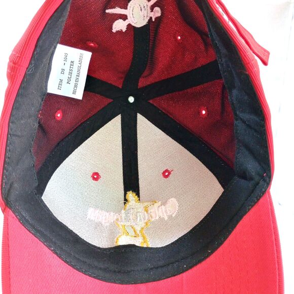 Captain Morgan Spiced Rum Red Strapback Adjustable Cap Baseball 6 Panel - Picture 5 of 5